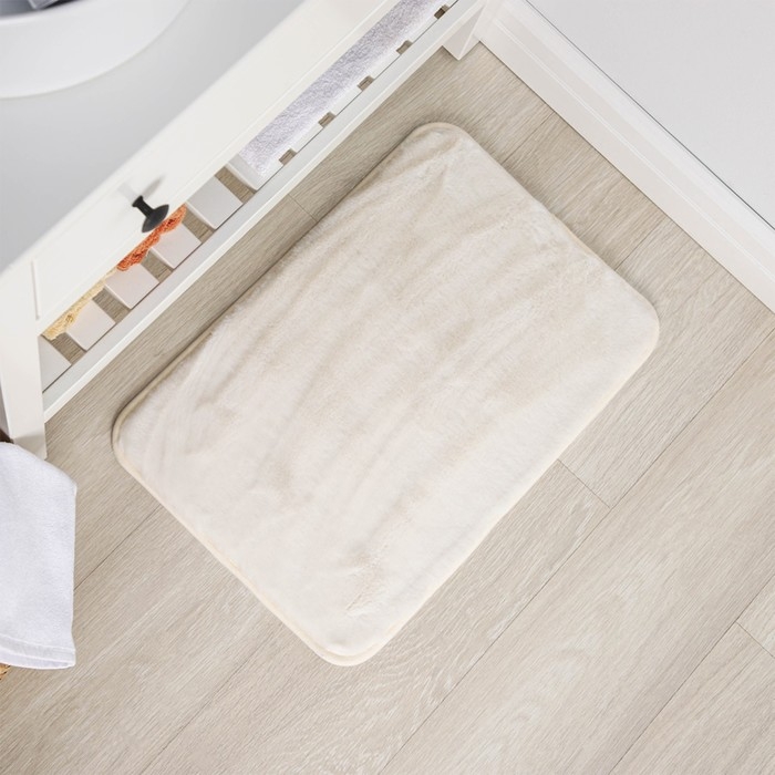 Коврик для дома SAVANNA «Элайза», 40×60 см, цвет молочный Коврик для дома SAVANNA «Элайза», 40×60 см, цвет молочный