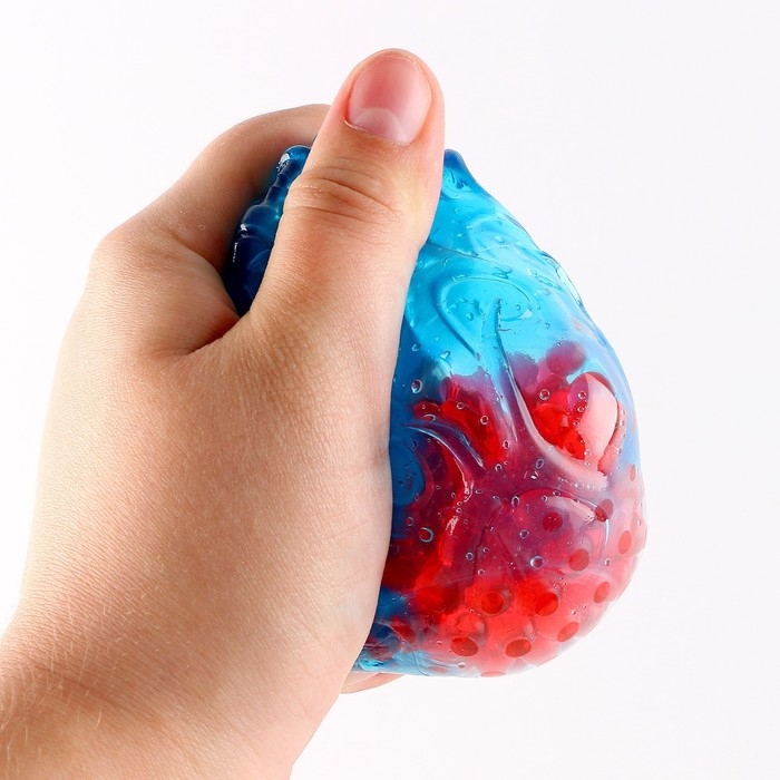 Антистресс сквиш мялка «Шар» с гидрогелем, в пакете, МИКС Антистресс сквиш мялка «Шар» с гидрогелем, в пакете, МИКС