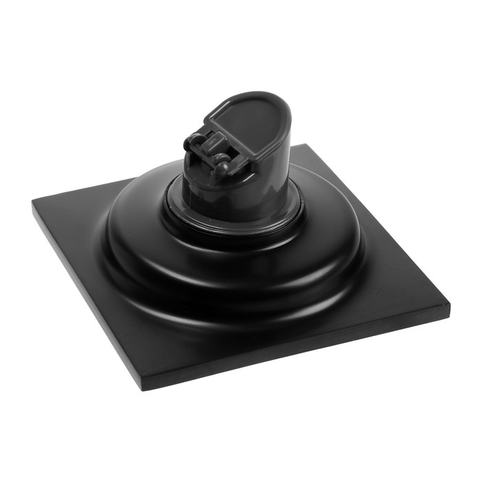 Трап ZEIN, 100х100 мм, вертикальный, d=32 мм, нержавеющая сталь, черный Трап ZEIN, 100х100 мм, вертикальный, d=32 мм, нержавеющая сталь, черный