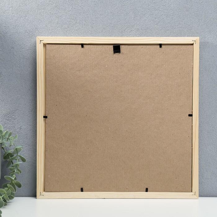 Фоторамка 30х30 см белое дерево № 5 Фоторамка 30х30 см белое дерево № 5