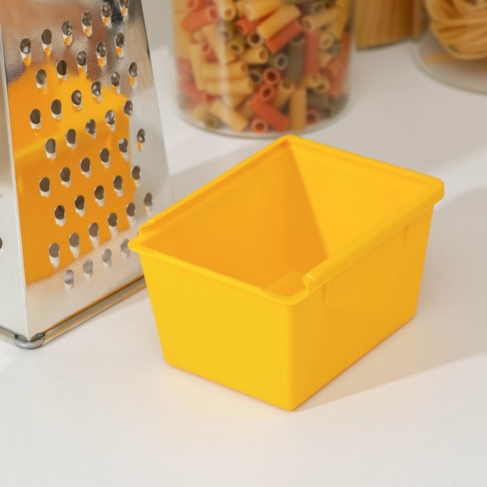 Тёрка Доляна «Комфорт», 4 грани, с контейнером 450 мл, ручка круглая, 28×12×9 см, цвет МИКС Тёрка Доляна «Комфорт», 4 грани, с контейнером 450 мл, ручка круглая, 28×12×9 см, цвет МИКС