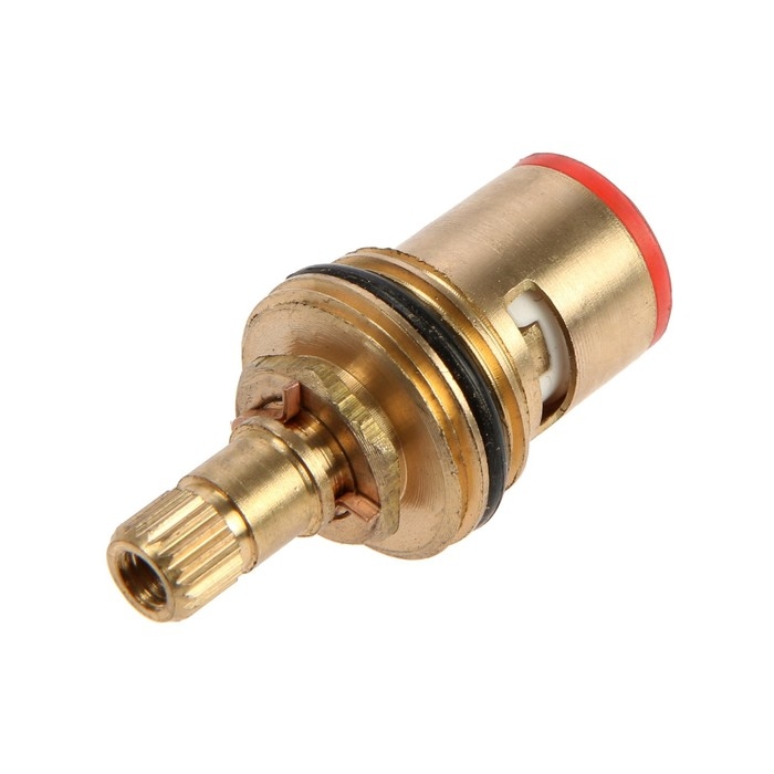 Кран-букса ZEIN, 1/2 Кран-букса ZEIN, 1/2" под крест, шток 8*20 шлицов, угол поворота 180 град, латунь, керамика   942158