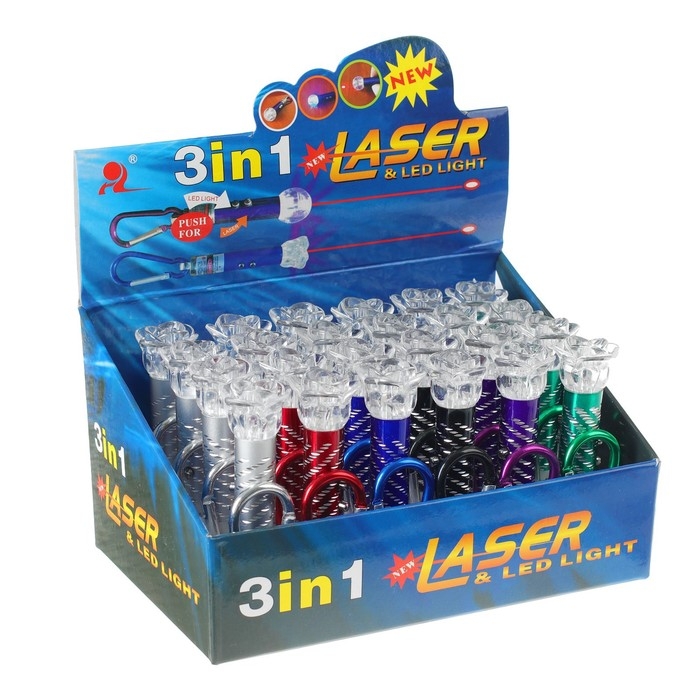 Лазер на карабине &laquo;Цветок&raquo;, цвета МИКС