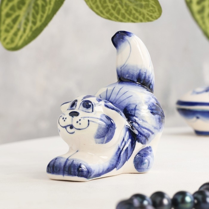 Сувенир «Котик», гжель Сувенир «Котик», гжель