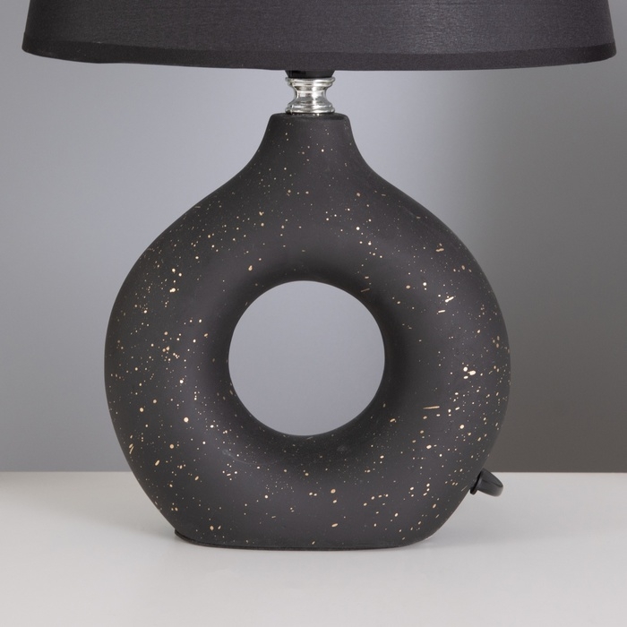 Лампа настольная Лампа настольная "Анжелика" 1х40Вт Е14 черный 22х22х32см