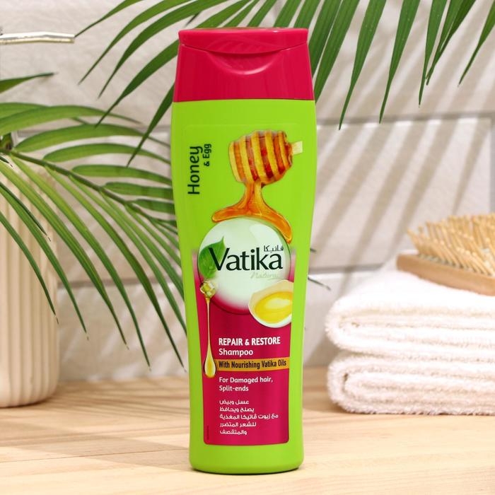 Шампунь для волос Dabur VATIKA Naturals Repair & Restore исцеление и восстановление, 200 мл Шампунь для волос Dabur VATIKA Naturals Repair & Restore исцеление и восстановление, 200 мл