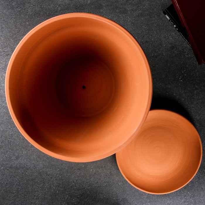 Горшок цветочный h28, d31, 12л, терракот Горшок цветочный h28, d31, 12л, терракот