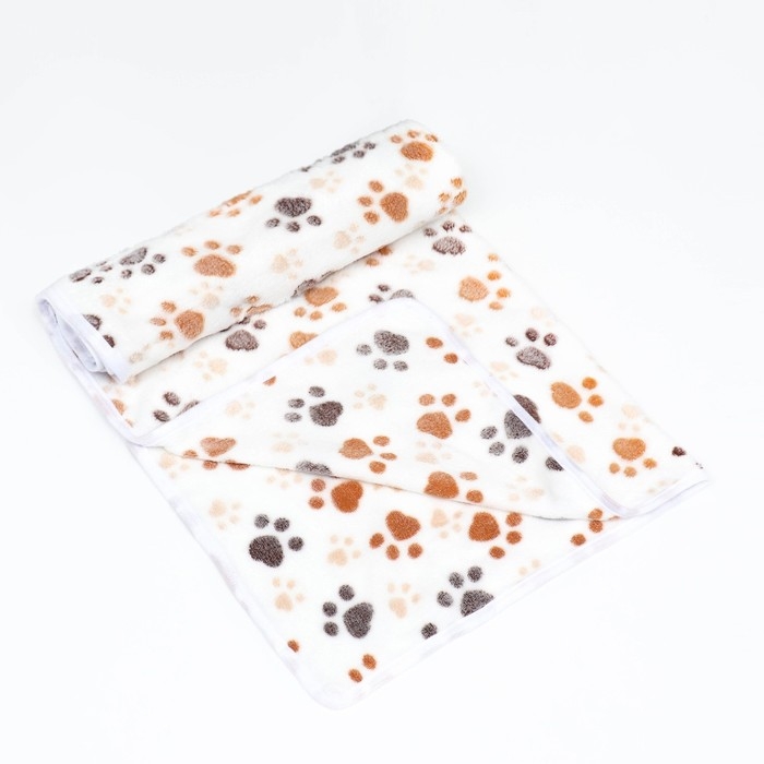 Плед для животных  Плед для животных "С любовью", 104 х 72 см, белый