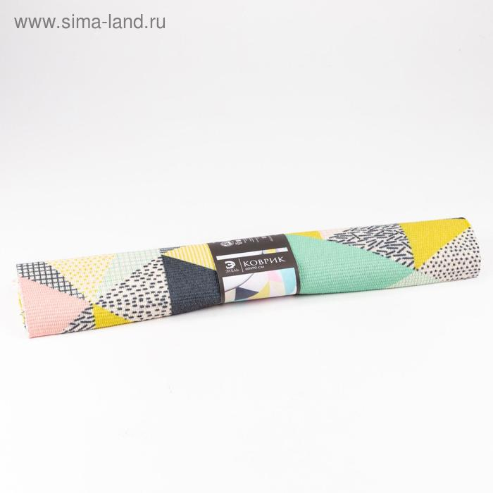 Коврик Этель  Коврик Этель "Геометрия" 60х90 см, 50% хл, 50% п/э