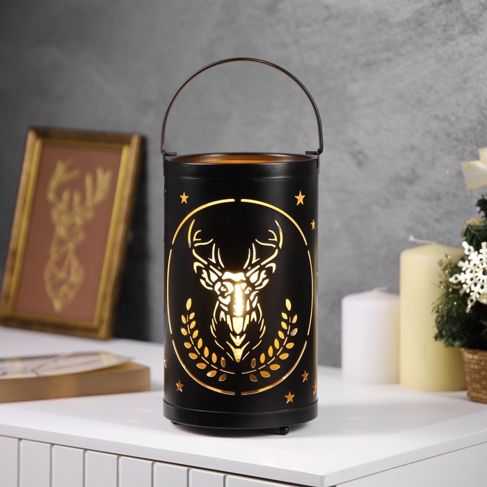 Фигура световая Фигура световая "Величавый олень", 12.3x21 см, 1 LED. АААх3 (не в компл.), свечение тёплое белое