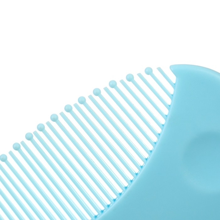 Расчёска детская + массажная щётка для волос, от 0 мес., цвет бирюзовый Расчёска детская + массажная щётка для волос, от 0 мес., цвет бирюзовый