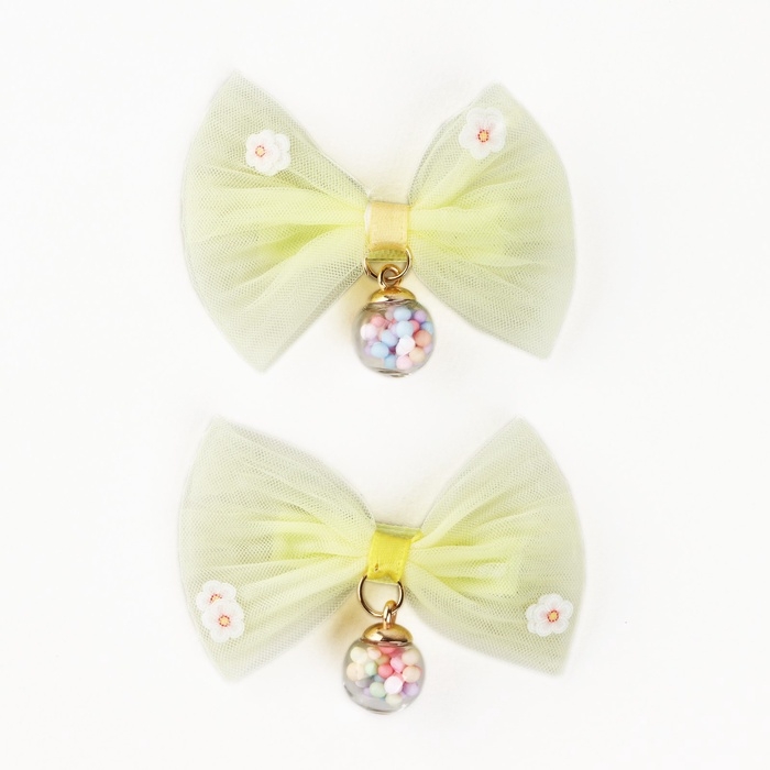 Заколка для волос с бантом «Принцессам можно все», 7 х 5 см Заколка для волос с бантом «Принцессам можно все», 7 х 5 см