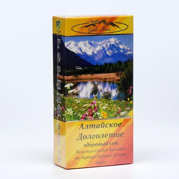 Бальзам Алтайское Долголетие здоровый сон, 250 мл Бальзам Алтайское Долголетие здоровый сон, 250 мл