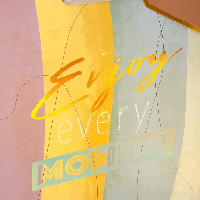 Пакет подарочный ламинированный, упаковка, «Лови момент», 25.4 х 30.5 х 12.7 см Пакет подарочный ламинированный, упаковка, «Лови момент», 25.4 х 30.5 х 12.7 см