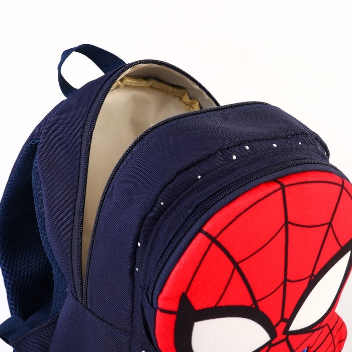 Рюкзак детский, Текстиль, 22 см х 13 см х 28 см  Рюкзак детский, Текстиль, 22 см х 13 см х 28 см "Спайдер-мен", Человек-паук