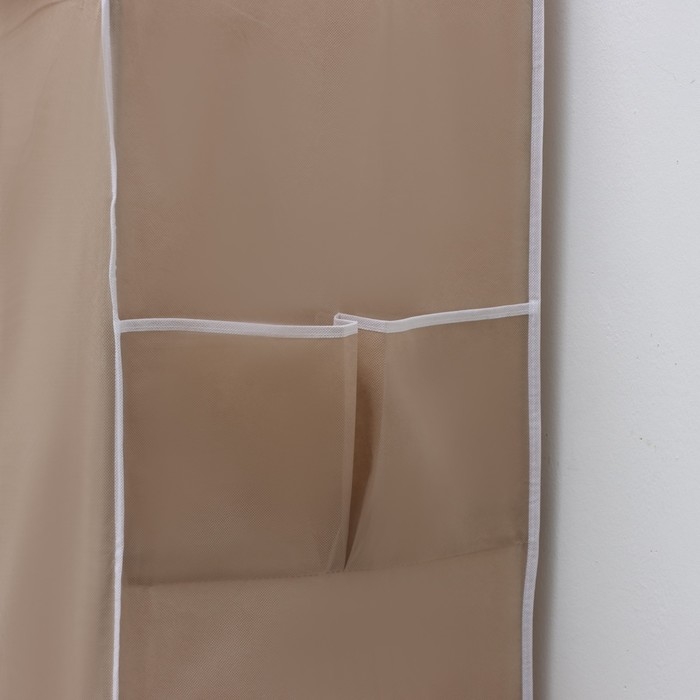 Шкаф тканевый каркасный, складной LaDо́m, 103×45×165 см, цвет бежевый Шкаф тканевый каркасный, складной LaDо́m, 103×45×165 см, цвет бежевый