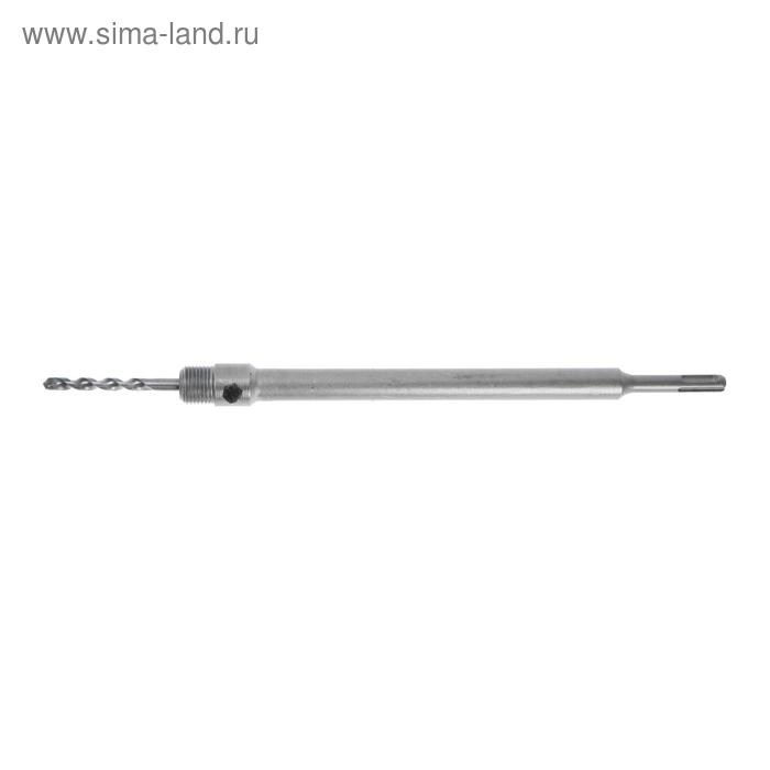 Хвостовик SDS-plus для коронок буровых ТУНДРА, центрирующее сверло, 300 мм, M22 Хвостовик SDS-plus для коронок буровых ТУНДРА, центрирующее сверло, 300 мм, M22