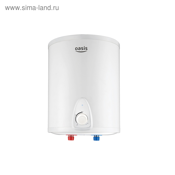 Водонагреватель OASIS Small LN-15, накопительный, 2 кВт,15 л, нержавеющая сталь, белый