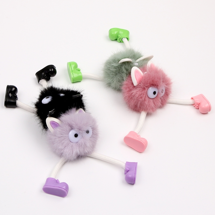 Мягкий магнит «Пушистик», 5 см, цвет МИКС Мягкий магнит «Пушистик», 5 см, цвет МИКС