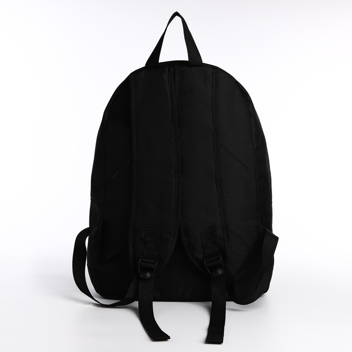 Рюкзак школьный молодёжный &laquo;Аниме&raquo;, 33х13х37, отдел на молнии, н/карман, чёрный