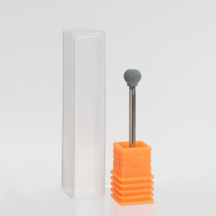 Фреза корундовая для маникюра «Шар», средняя жёсткость, 7 мм, в пластиковом футляре Фреза корундовая для маникюра «Шар», средняя жёсткость, 7 мм, в пластиковом футляре