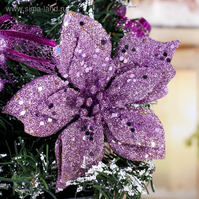 Ёлка декор Ёлка декор "Зимний лес" 40 см, сиреневый