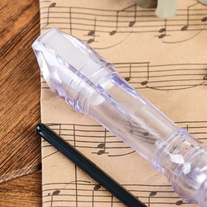 Блокфлейта Music Life, 8 отверстий, немецкая система, белая Блокфлейта Music Life, 8 отверстий, немецкая система, белая