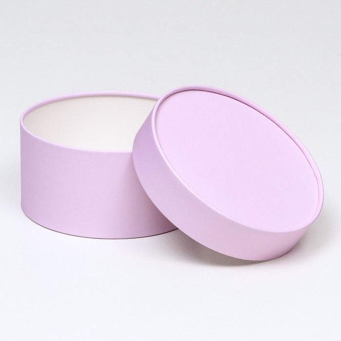 Подарочная коробка Подарочная коробка "Чароит" лавандовый,завальцованная без окна, 21х11 см