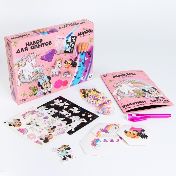 Набор для опытов 7 в 1 «Минни Маус: Единорог» , 7 опытов Набор для опытов 7 в 1 «Минни Маус: Единорог» , 7 опытов