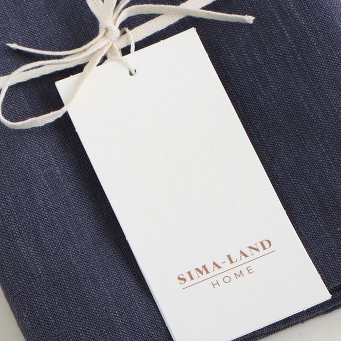 Декоративная наволочка SL Home Linen 40*40 см, цв. Темно-синий, 100%лён Декоративная наволочка SL Home Linen 40*40 см, цв. Темно-синий, 100%лён