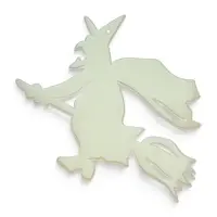 Фигура светящаяся &laquo;Ведьма на метле&raquo; 23.5&times;27&times;0.3 см