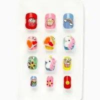 Детские накладные ногти &laquo;Единорожка&raquo;, 12 шт.