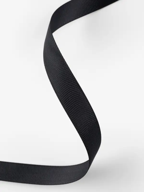 Лента репсовая, 15 мм, 23&plusmn;1 м, чёрная №39