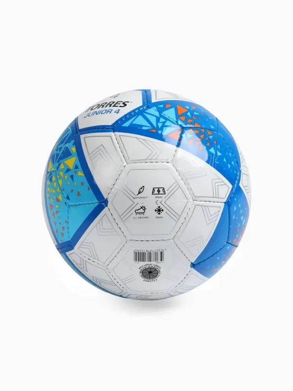 Футбольный мяч TORRES Junior-4, F323804, ручная сшивка, 32 панели, р. 4, PU
