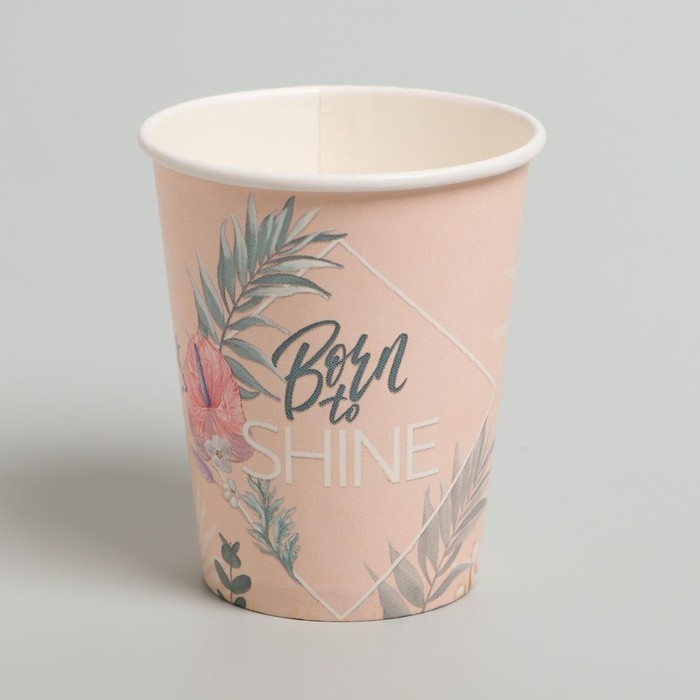 Посуда бумажная одноразовая Happy birthday, 6 тарелок, 6 стаканов, 1 гирлянда