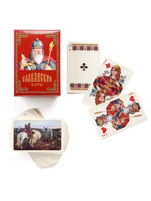 Карты игральные подарочные &laquo;Славянские&raquo;, 36 шт., карта 8.4&times;5.4 см, картон 270 г