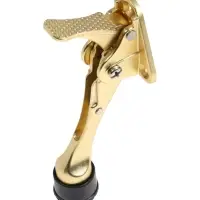 Фиксатор дверной LOCKLAND “козья ножка”, с автоподъемом, цвет золото Фиксатор дверной LOCKLAND “козья ножка”, с автоподъемом, цвет золото