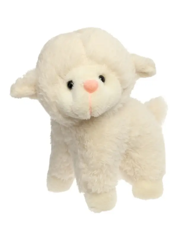 Мягкая игрушка Мягкая игрушка "Барашек" цвет белый, 13 см