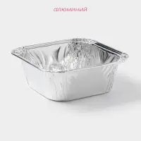 Набор форм для выпечки из фольги Доляна, 90 мл, 7.5&times;3 см, 50 шт.