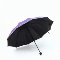 Зонт механический &laquo;Хамелеон&raquo;, эпонж, 4 сложения, 10 спиц, R=49/56 см, d=98 см, МИКС