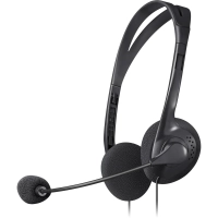Гарнитура Defender Aura 102 черный, кабель 1,8 м (63102)