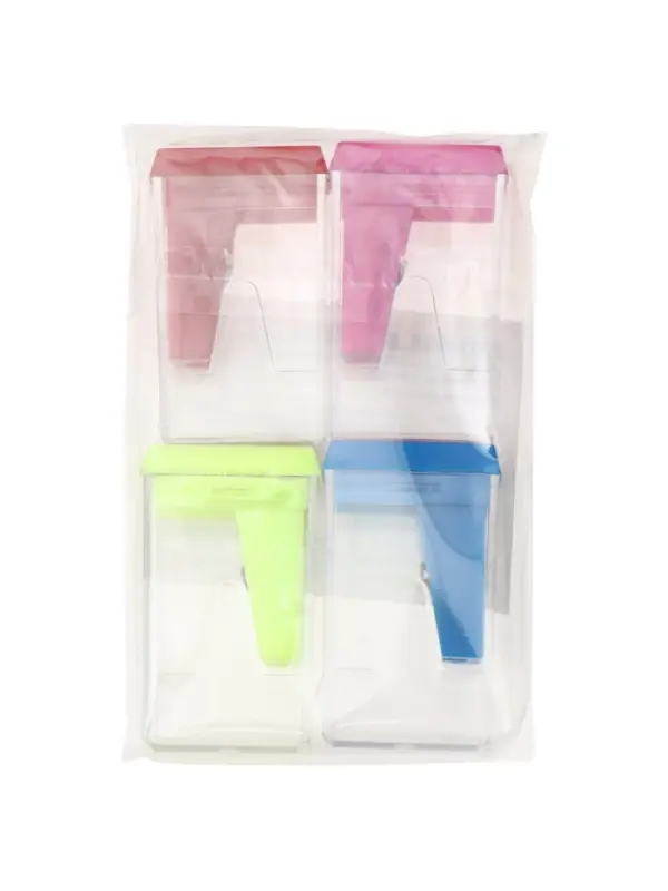 Набор точилок &laquo;Классические&raquo;, 4 штуки, с контейнерами, 4 цвета