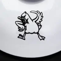 Звонок настольный "Утка", 7.2 х 4,8 см, белый