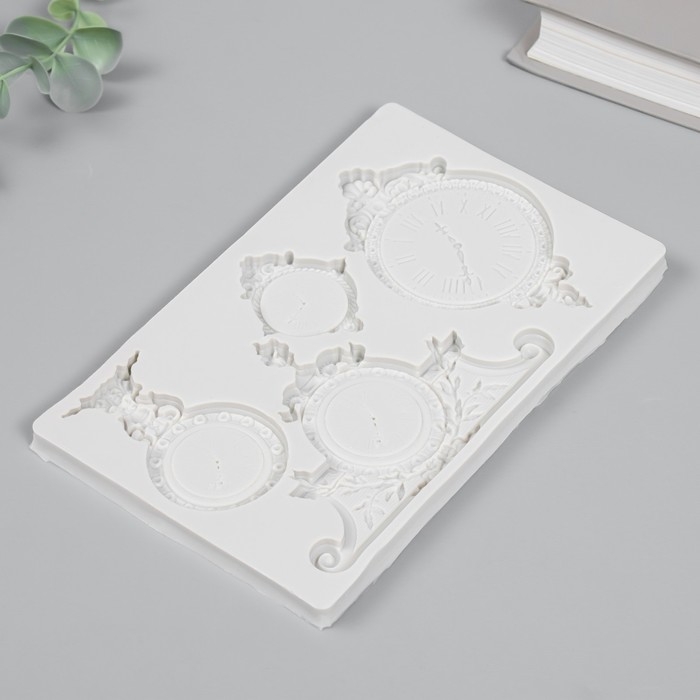 Молд силикон Молд силикон "Старинные часы" 4 предмета 1х11,5х18,5 см