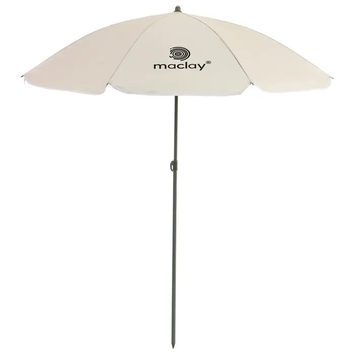 Зонт пляжный maclay, с УФ-защитой, d=160 см, h=170 см