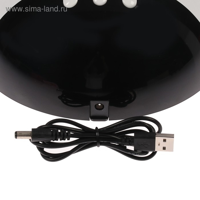 Лампа для гель-лака Luazon LUF-18, LED, 24 Вт, 8 диодов, таймер 60/90/120 сек, USB, белая Лампа для гель-лака Luazon LUF-18, LED, 24 Вт, 8 диодов, таймер 60/90/120 сек, USB, белая