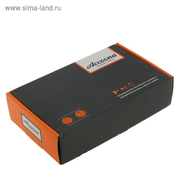 Смеситель для раковины Accoona A9671A, двухвентильный, латунь, цвет сатин Смеситель для раковины Accoona A9671A, двухвентильный, латунь, цвет сатин