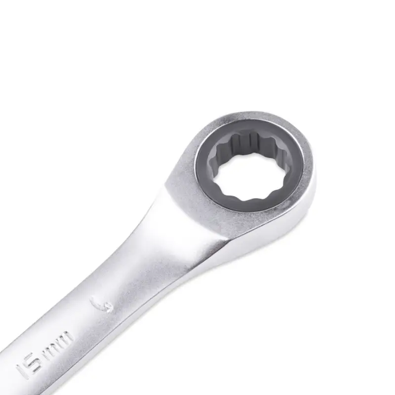 Ключ гаечный комбинированный трещоточный (15 мм) AVS K60015