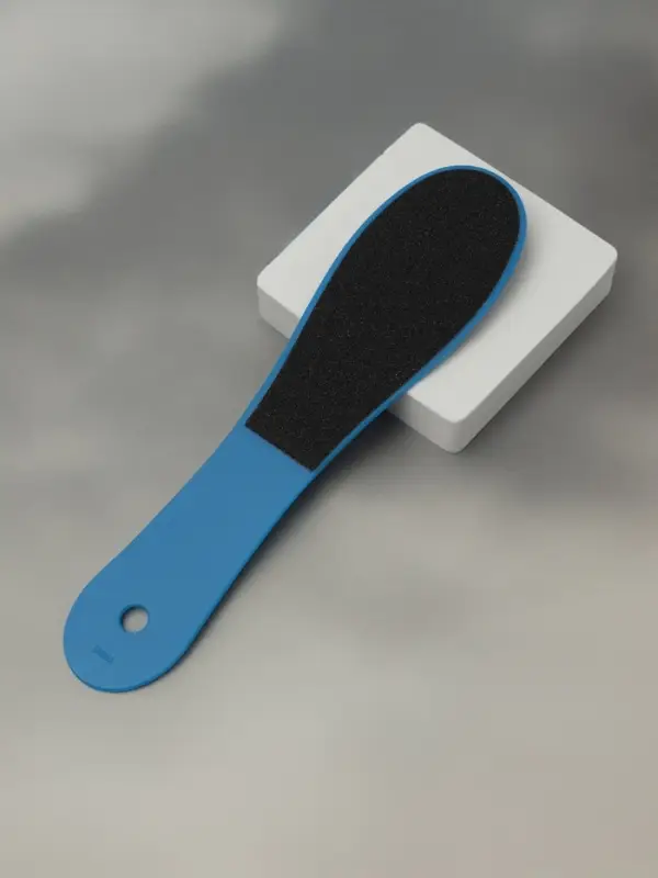 Пилка для пяток, наждачная, двусторонняя, 23.5 см, МИКС