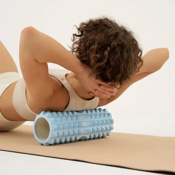 Ролик массажный Sangh, 33&times;13 см, цвет синий